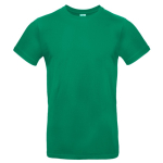 T-shirt de algodão para homem de manga curta 185 g/m2 B&C cor verde