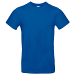 T-shirt de algodão para homem de manga curta 185 g/m2 B&C cor azul real