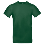 T-shirt de algodão para homem de manga curta 185 g/m2 B&C cor verde-escuro