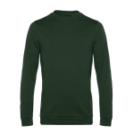 Sweatshirt de gola redonda de algodão ajustada 280 g/m2 B&C cor verde bosque