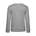 Sweatshirt para mulher de manga comprida em algodão 280 g/m2 B&C cor cinzento-claro