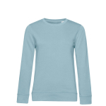 Sweatshirt para mulher de manga comprida em algodão 280 g/m2 B&C cor azul acinzentado