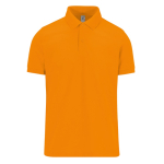 Polo clássico unissexo de algodão em manga curta 180 g/m2 B&C cor laranja