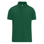 Polo clássico unissexo de algodão em manga curta 180 g/m2 B&C cor verde garrafa