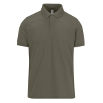 Polo clássico unissexo de algodão em manga curta 180 g/m2 B&C cor verde militar