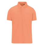 Polo de poliéster e algodão de cores manga curta 180 g/m2 B&C cor cor-de-laranja