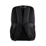 Mochila portátil com vários compartimentos resistente à água 15'' cor preto vista detalhe 4