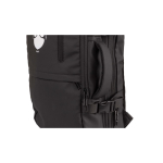 Mochila de viagem impermeável com suporte para trolley cor preto primeira vista