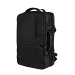 Mochila de viagem impermeável com suporte para trolley cor preto vista detalhe 2