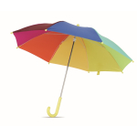 Guarda-chuva infantil com cores de arco-íris 8 painéis Ø46 cor multicolor