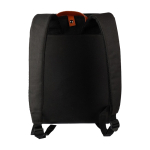 Mochila impermeável para portátil com alça e tira magnética de PU 15'' cor preto oitava vista