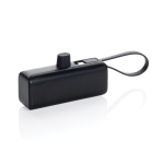 Powerbank com conector lightning e diversas portas 3.000 mAh cor preto oitava vista