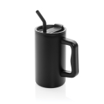 Caneca térmica elegante de aço inoxidável reciclado 800ml cor preto