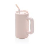 Caneca térmica elegante de aço inoxidável reciclado 800ml cor cor-de-rosa