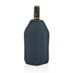 Capa refrigeradora de RPET para garrafas de vinho em várias cores cor azul-marinho segunda vista