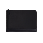 Capa para portátil de poliéster reciclado com bolso interior, 14” cor preto