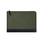 Capa para portátil de poliéster reciclado com bolso interior, 14” cor verde