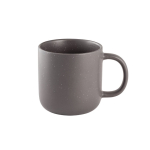 Caneca de cerâmica para café com acabamento mate e efeito rústico 90ml cor cinzento-escuro primeira vista