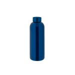 Garrafa de aço inoxidável 90% reciclado com acabamento mate 550ml cor azul-marinho