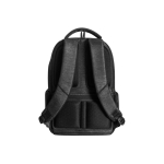 Mochila impermeável de nylon reciclado e RPET 210D para PC 17” cor preto segunda vista