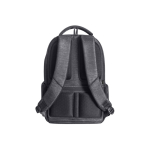 Mochila impermeável de nylon reciclado e RPET 210D para PC 17” cor cinzento-escuro segunda vista