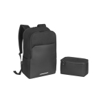 Mochila resistente à água com bolsa térmica para portátil 17,3” cor preto terceira vista