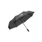 Guarda-chuva dobrável completamente automático de RPET 190T Ø105 cor preto imagem com logo