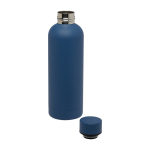 Garrafa de cobre e aço inoxidável reciclado isolada a vácuo 500ml cor azul-marinho terceira vista