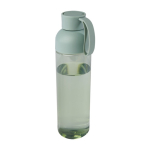 Garrafa de plástico reciclado com uma alça de silicone 600ml cor verde menta