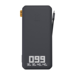 Bateria externa para dispositivos com carregamento rápido 27.000 mAh cor preto segunda vista frontal