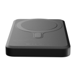 Powerbank sem fios magnética para telemóvel com potência de 5.000 mAh cor preto vista detalhe 2