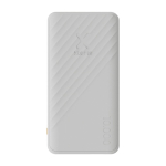 Powerbank de carregamento rápido com tecnologia FastCharge 10.000 mAh cor branco segunda vista frontal