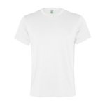 T-shirt desportiva de poliéster reciclado de homem 100 g/m2 Roly cor branco