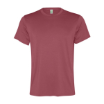 T-shirt desportiva de poliéster reciclado de homem 100 g/m2 Roly cor vermelho dessaturado