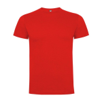 T-shirt de manga curta em algodão para homem 165 g/m² Roly cor vermelho