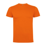 T-shirt de manga curta em algodão para homem 165 g/m² Roly cor cor-de-laranja