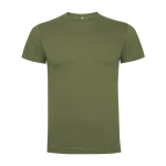 T-shirt de manga curta em algodão para homem 165 g/m² Roly cor verde militar