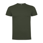 T-shirt de manga curta em algodão para homem 165 g/m² Roly cor verde-escuro