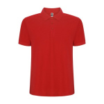 Polo piqué de homem em algodão e poliéster 190 g/m² Roly cor vermelho