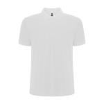 Polo piqué de homem em algodão e poliéster 190 g/m² Roly cor branco