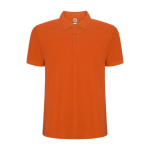 Polo piqué de homem em algodão e poliéster 190 g/m² Roly cor cor-de-laranja