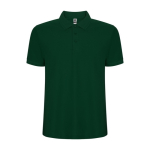 Polo piqué de homem em algodão e poliéster 190 g/m² Roly cor verde garrafa