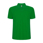 Polo piqué de homem em algodão e poliéster 190 g/m² Roly cor verde relva