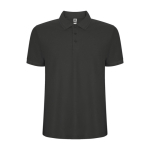 Polo piqué de homem em algodão e poliéster 190 g/m² Roly cor grafite