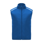 Colete de running corta-vento e respirável unissexo 70 g/m² Roly cor azul real