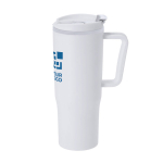 Caneca térmica de PP reciclado com asa de pega ergonómica 800 ml vista principal