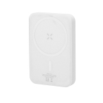 Powerbank para telemóvel com fixação magnética MagSafe 5000 mAh cor branco primeira vista