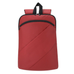 Mochila de PU para portátil com 2 bolsos frontais invisíveis 15'' cor vermelho primeira vista