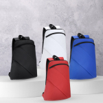 Mochila de PU para portátil com 2 bolsos frontais invisíveis 15'' vista de ambiente