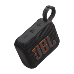 Coluna Bluetooth ultraportátil com som claro e forte JBL GO4 cor preto vista principal